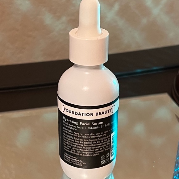 Foundation Beauty Hydrating Facial Serum Hyaluronic Acid & Vitamin B5 brand new - Picture 6 of 9